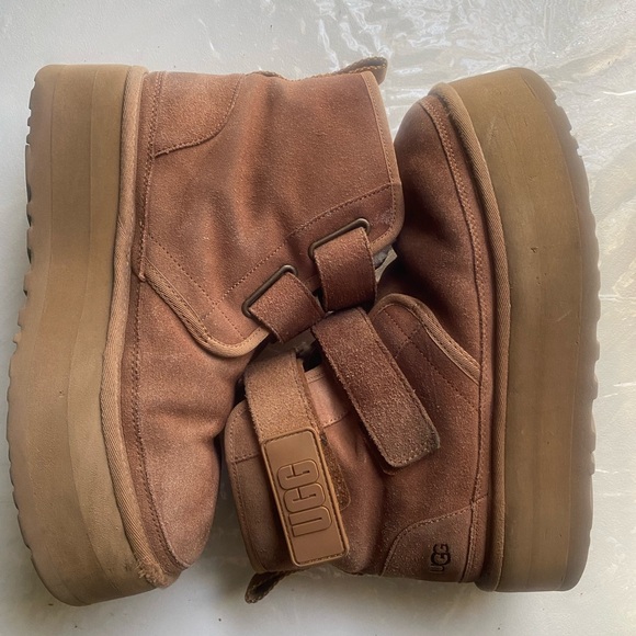 UGG Shoes - UGG Tan Suede Platform Boots